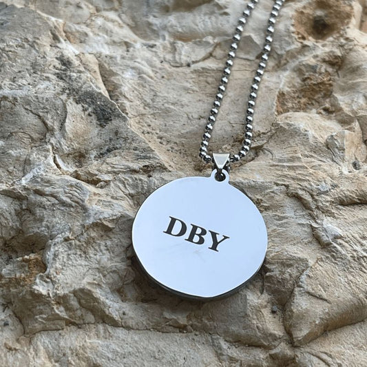 תליון עגול לחריטה