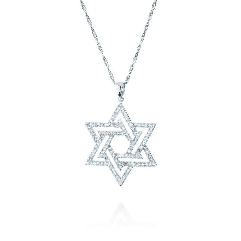 תליון מגן דוד קטן ציפוי זהב