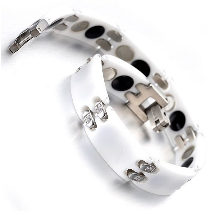 צמיד סברובסקי וקרמיקה