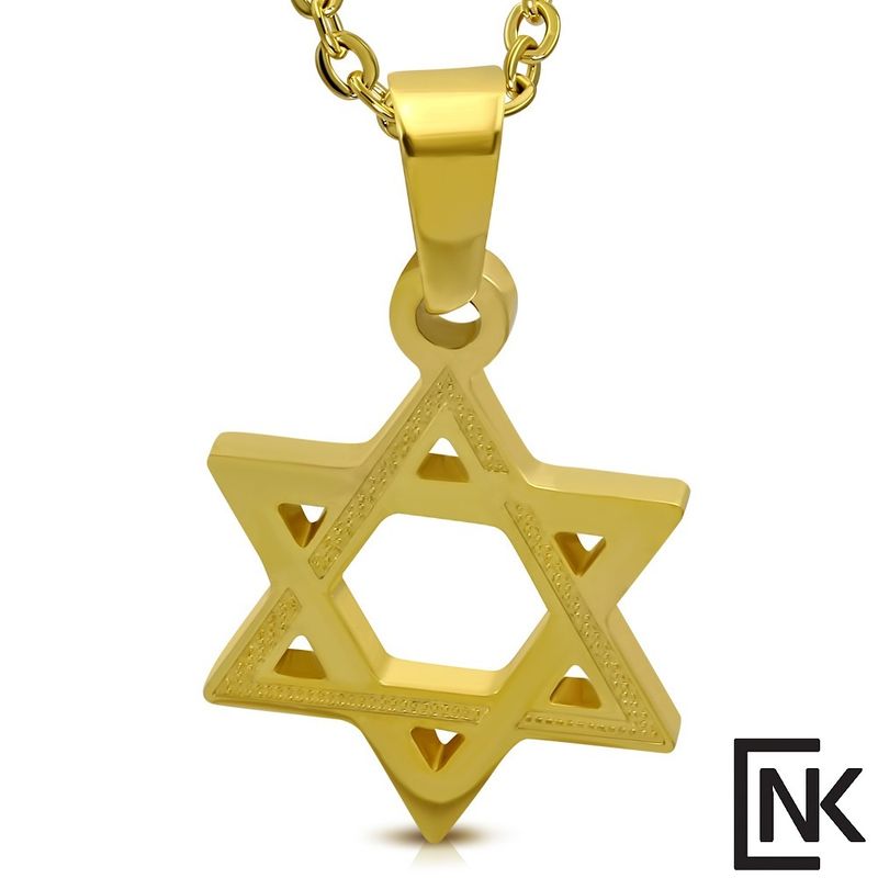 תליון מגן דוד מוזהב