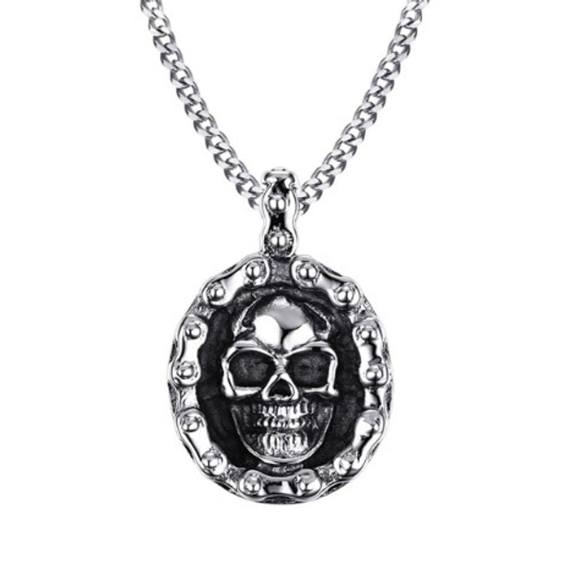 תליון גולגולת לגבר