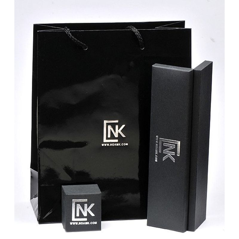 צמיד עור קלוע אופנתי עם סוגר מגנט