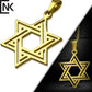 תליון מגן דוד לגברים ציפוי זהב