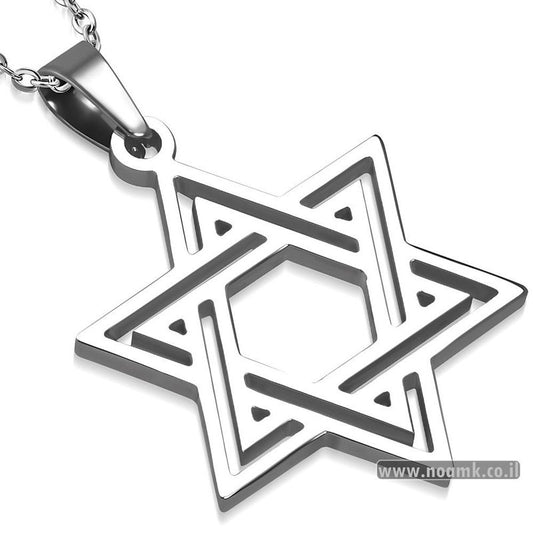 תליון מגן דוד כסוף