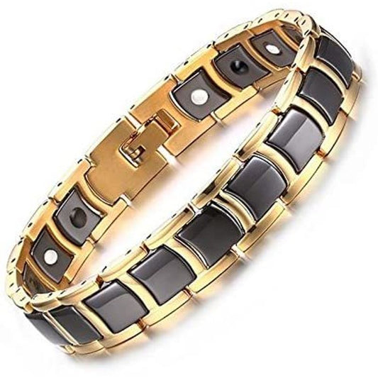 צמיד זהב צהוב ושחור