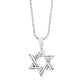 תליון כסף אמיתי 925 מגן דוד גדול מעוצב